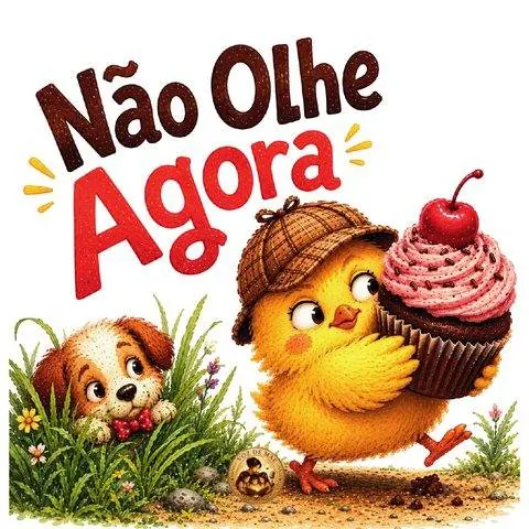 Capa do mini-livro Não Olhe Agora