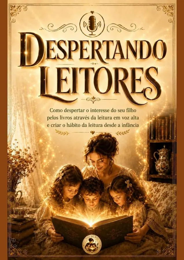 Capa oficial do livro Despertando Leitores, de Voz de Mãe